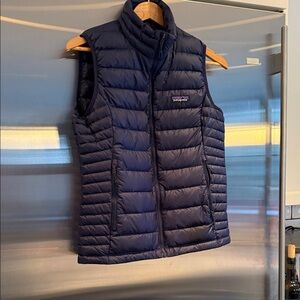 Patagonia Dark Blue Quilted Vest Size S